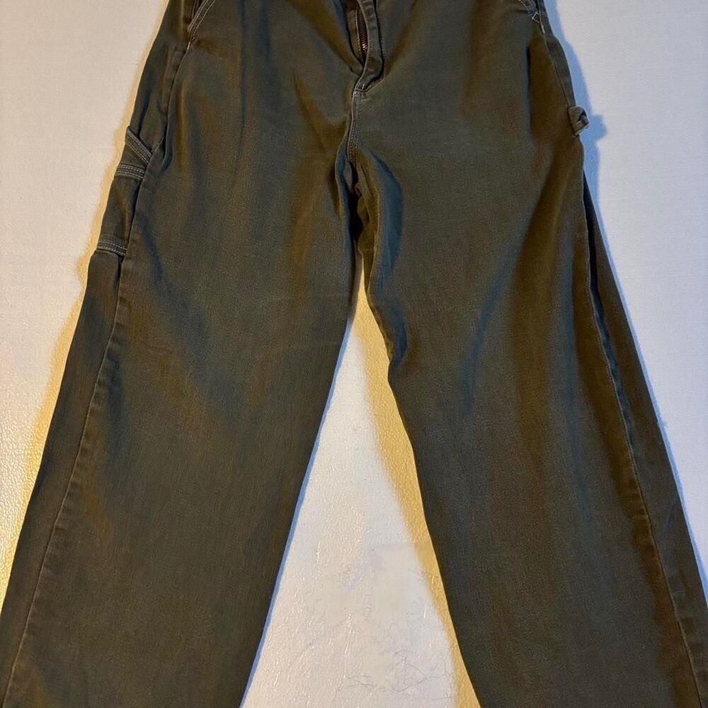Flying Angel Women's Green and Khaki Trousers